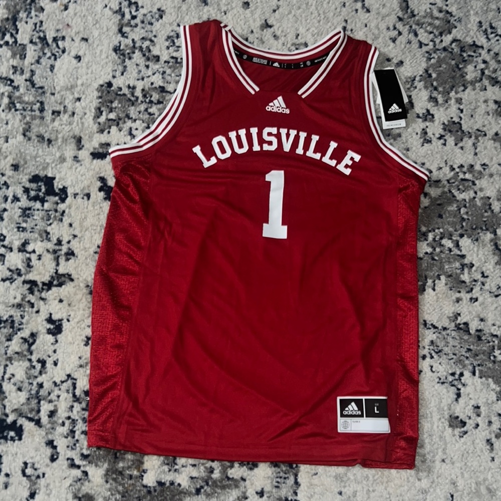 New Adidas NCAA Louisville Cardinals Basketball Jersey